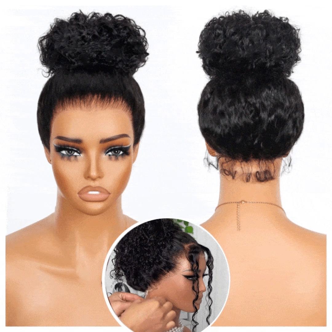 Invisible Strap 360 Lace Bleached Knot Pre-Cut Lace Optional