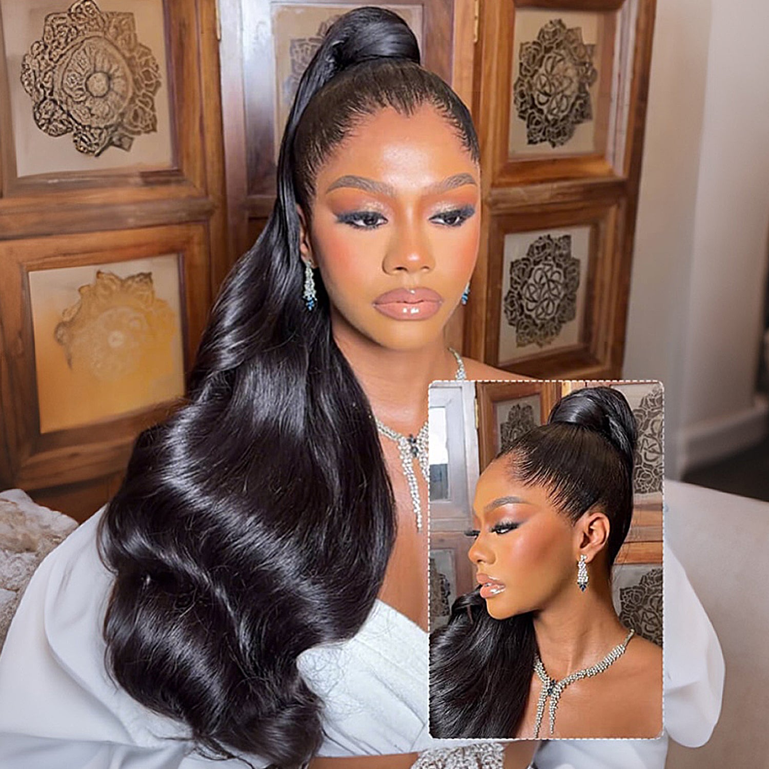 Upgraded M-Shaped Hairline 360 HD Lace Frontal Invisi Strap Wig Lagos Hairline Wigs Straight/Body Wave Human Hair