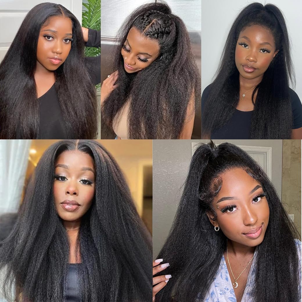Kinky Straight Bundles 12A 100% Unprocessed Virgin Human Hair 3 Bundles