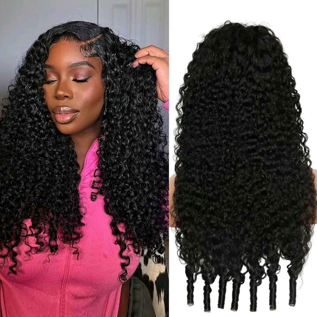 Burmese Curly 13X4/13X6 Lace Frontal Wigs with Spriral Curls HD Transparent Human Hair