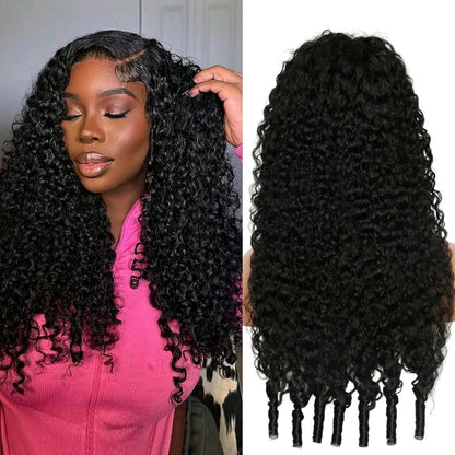 Burmese Curly 13X4/13X6 Lace Frontal Wigs with Spriral Curls HD Transparent Human Hair