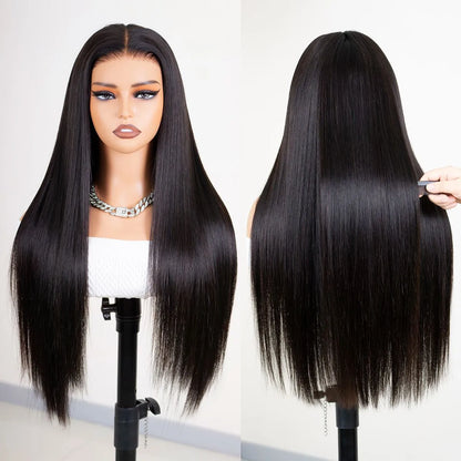 Ready Go Glueless Silky Straight 4X6 HD Lace Closure Human Hair Wigs Beginner Friendly Super Sale