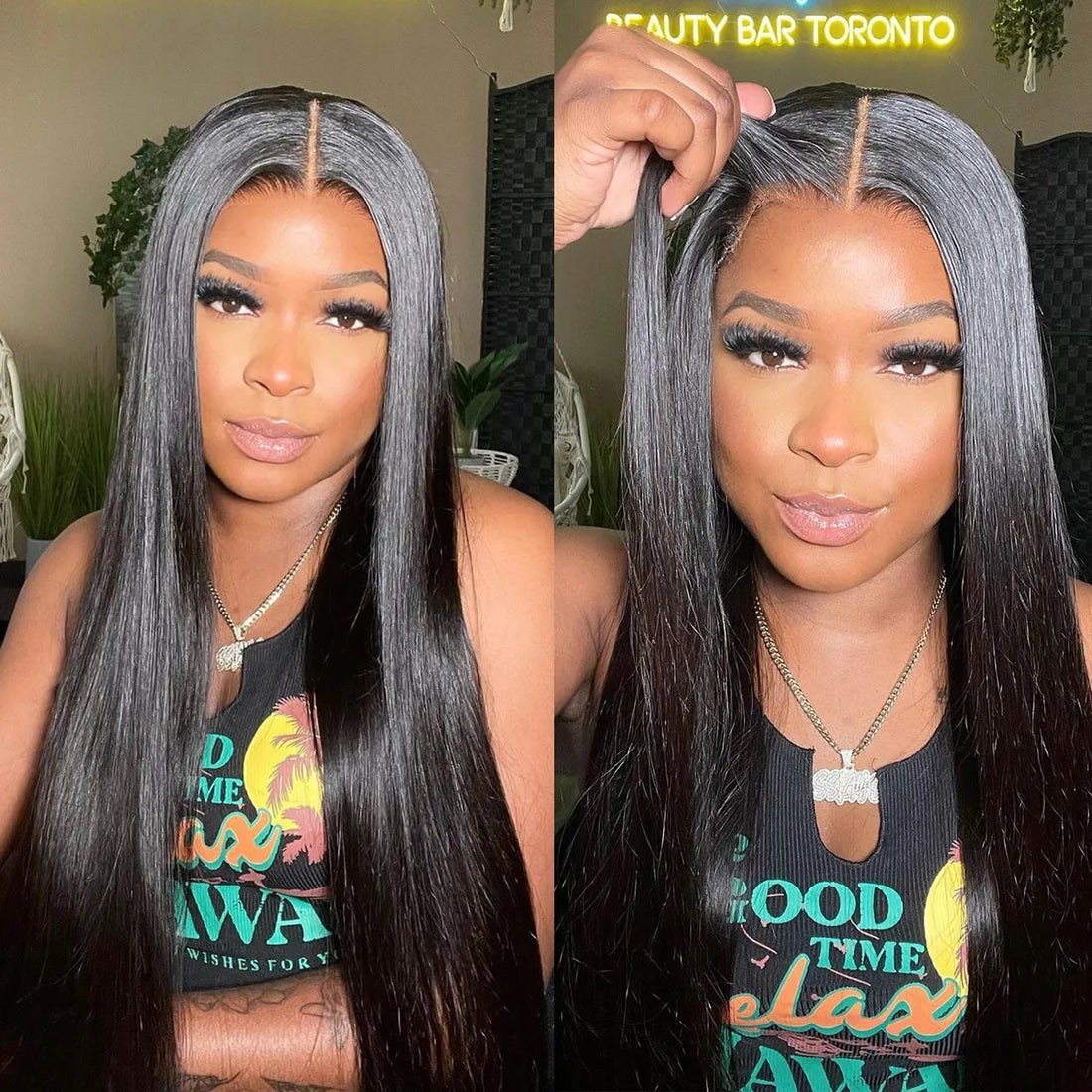 Ready Go Glueless Silky Straight 4X6 HD Lace Closure Human Hair Wigs Beginner Friendly Super Sale
