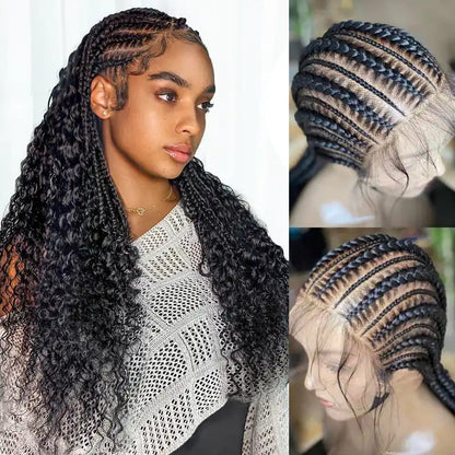 Virgin Human Hair Full Lace Wig Soft Straight Hair Full Scalp Lace Wigs 180% Density Natural Color