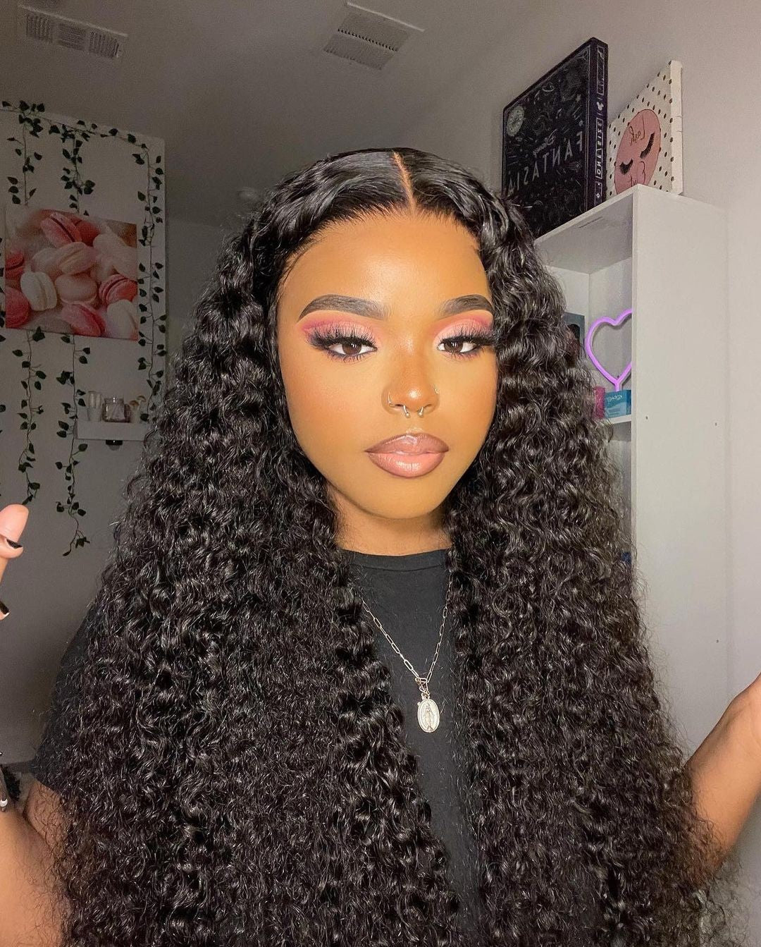 Minice Kinky Curly Wig 13x6 Full HD Lace Human Hair