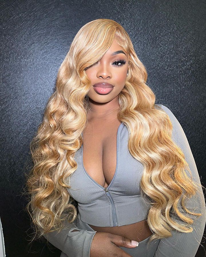 Minice Blonde 613 Body Wave 13x4 Pre-Bleached Pre-Plucked