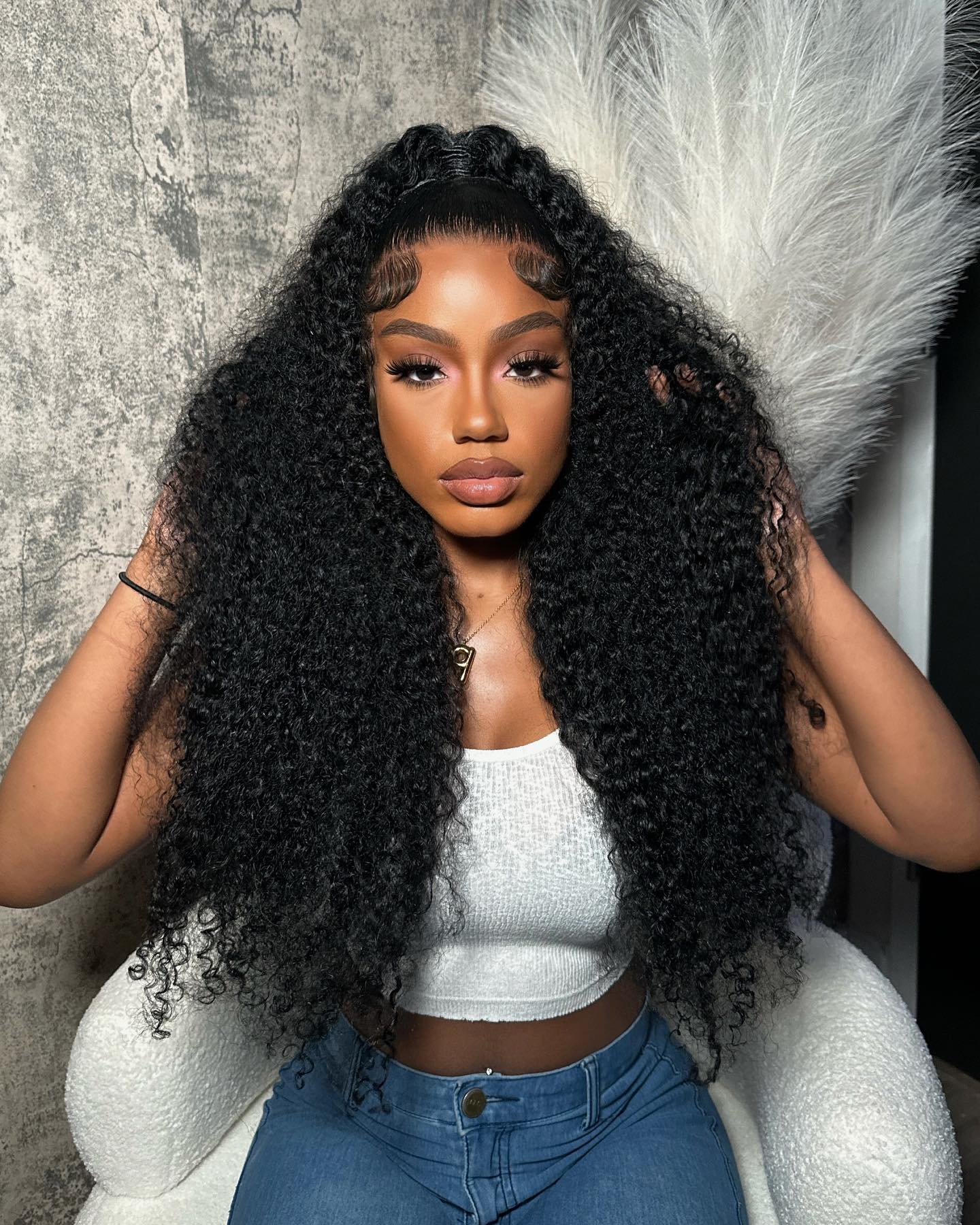 Minice Pre-Everything 13x6 Max Transparent Lace Free Section Deep Wave Wig