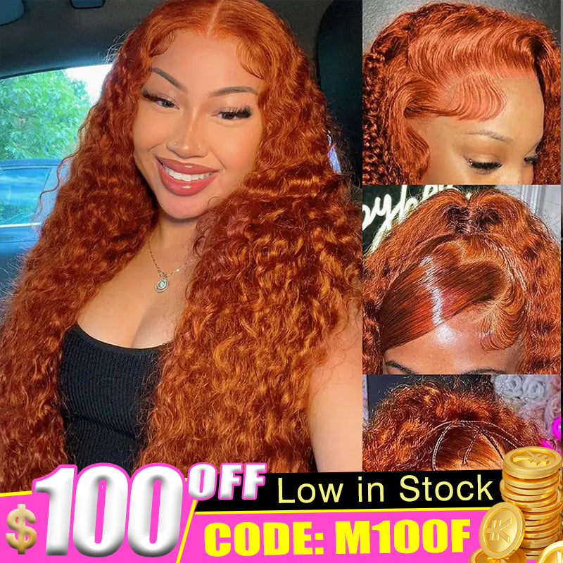 Code:M100F| Minice Water Wave 13X4 Lace Front Wig 