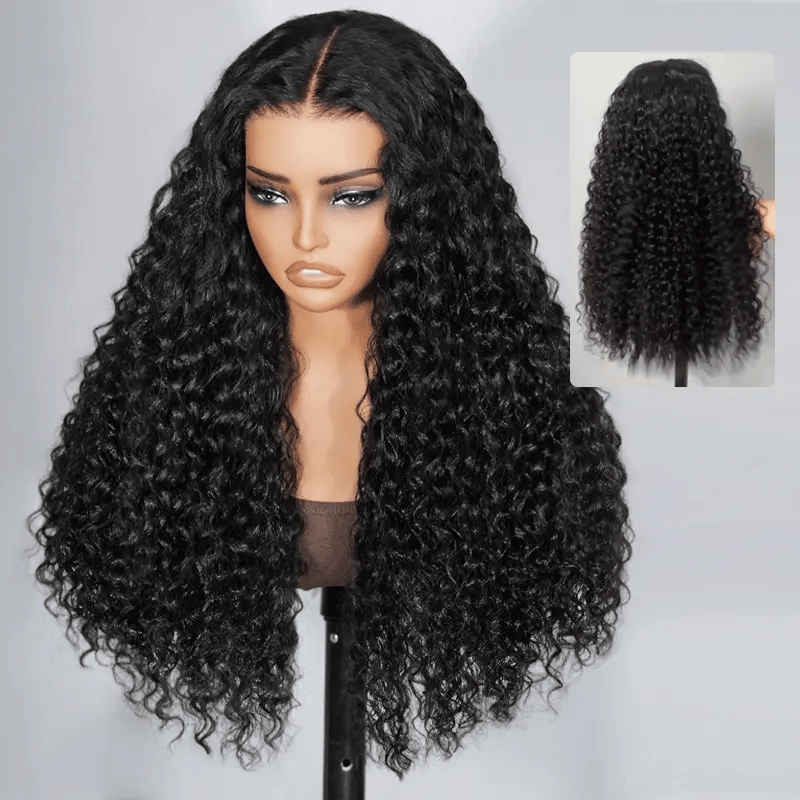MINICE 13x4 HD Lace Pre-Bleached Invisible Knot Water Wave Human Hair Wigs